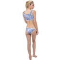 Geometric Shapes Stripes Blue The Little Details Bikini Set View2