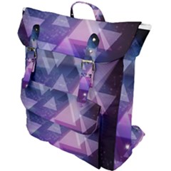 Geometric Triangle Buckle Up Backpack by Mariart