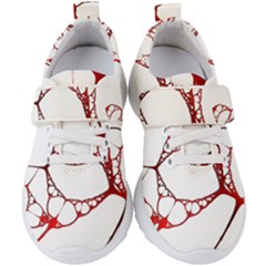 Fractals Cells Autopsy Pattern Kids  Velcro Strap Shoes by Mariart