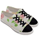 Flowers Leaf Stripe Pattern Men s Low Top Canvas Sneakers View3