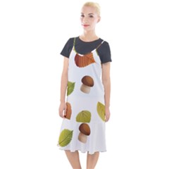 Leaves Mushrooms Camis Fishtail Dress by Mariart