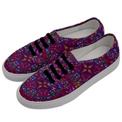 Kaleidoscope Triangle Pattern Men s Classic Low Top Sneakers by Mariart