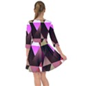 Abstract Geometric Triangles Shapes Smock Dress View2