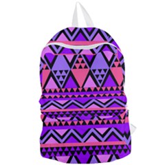 Seamless Purple Pink Pattern Foldable Lightweight Backpack by Pakrebo