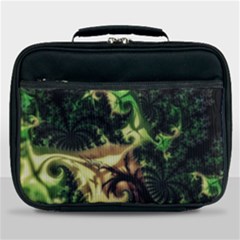 Fractal Cauliflower Green Rendered Lunch Bag by Pakrebo