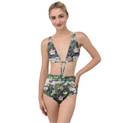 Mosaic Structure Pattern Background Tied Up Two Piece Swimsuit by Pakrebo