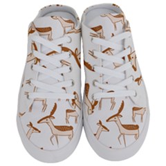 Seamless Deer Pattern Design Half Slippers by Pakrebo