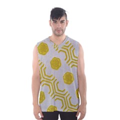 Abstract Background Hexagons Men s Basketball Tank Top by Pakrebo