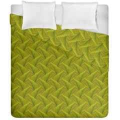 Autumn Leaves Pattern Duvet Cover Double Side (california King Size) by LoolyElzayat