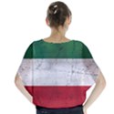 Flag Patriote Quebec Patriot red green white grunge Separatism Batwing Chiffon Blouse View2