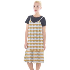 Sunflower Wrap Camis Fishtail Dress by Mariart