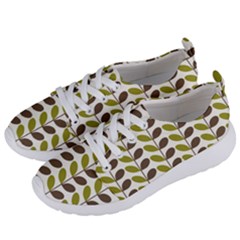 Leaf Plant Pattern Seamless Women s Lightweight Sports Shoes by Pakrebo