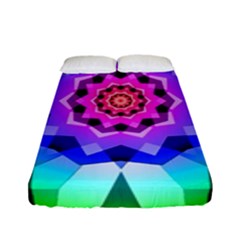 Ornament Kaleidoscope Fitted Sheet (full/ Double Size) by Pakrebo