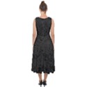 Back to Black Midi Tie-Back Chiffon Dress View2