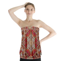 Pattern Background Patterns Strapless Top by Pakrebo