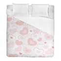 Pastel Pink Hearts Duvet Cover (Full/ Double Size) View1