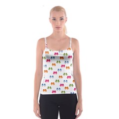 Tweet-hearts Pattern Spaghetti Strap Top by WensdaiAmbrose