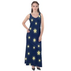 Twinkle Sleeveless Velour Maxi Dress by WensdaiAmbrose