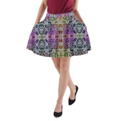 Background Image Pattern A-line Pocket Skirt by Pakrebo