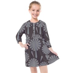 Zappwaits Kids  Quarter Sleeve Shirt Dress by zappwaits