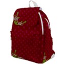 Vivid Burgundy & Heather Top Flap Backpack View1