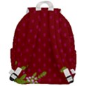 Vivid Burgundy & Heather Top Flap Backpack View3