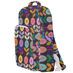 Zappwaits Flowers Double Compartment Backpack by zappwaits