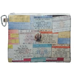 Concert Memorabilia  Canvas Cosmetic Bag (xxl) by StarvingArtisan