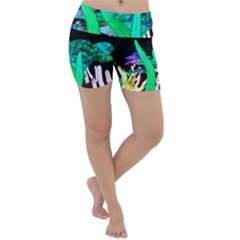 Dragon Lights Turtle Lightweight Velour Yoga Shorts by Riverwoman