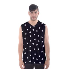 Geometric Pattern Men s Basketball Tank Top by Valentinaart