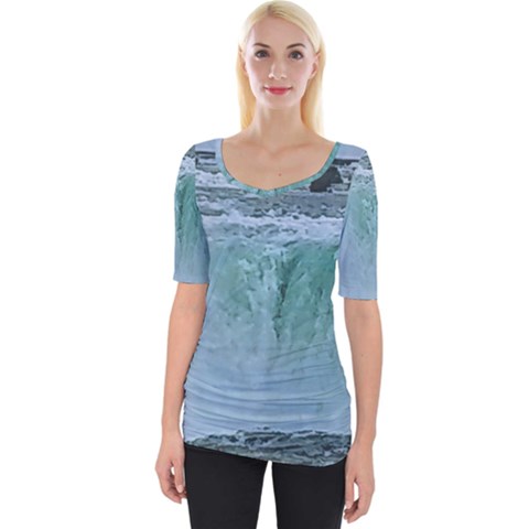 Niagara Falls Wide Neckline Tee by Riverwoman