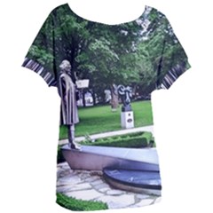 Shakespeare Garden Stratford Women s Oversized Tee by Riverwoman