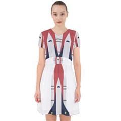 Planet Planets Rocket Shuttle Adorable In Chiffon Dress by Wegoenart