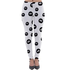 Totoro - Soot Sprites Pattern Lightweight Velour Leggings by Valentinaart