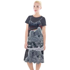 Mountains Scene Landscape Camis Fishtail Dress by Pakrebo