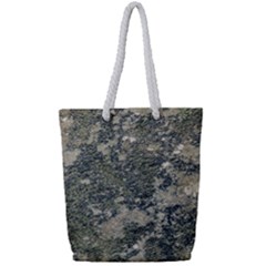 Grunge Camo Print Design Full Print Rope Handle Tote (small) by dflcprintsclothing