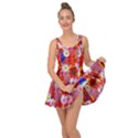 Multicolored Daisies Inside Out Casual Dress View1