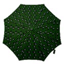 Eyes Green Plaid Hook Handle Umbrellas (Large) View1