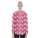 Ghost Pet Pink Womens Long Sleeve Shirt View1