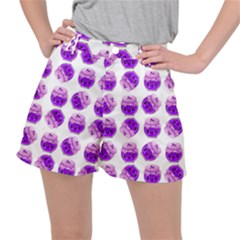 Kawaii Grape Jam Jar Pattern Stretch Ripstop Shorts by snowwhitegirl