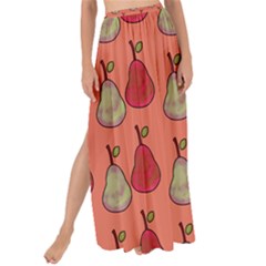 Pears Red Maxi Chiffon Tie-up Sarong by snowwhitegirl