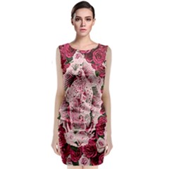 Guadalupe Roses Classic Sleeveless Midi Dress by snowwhitegirl