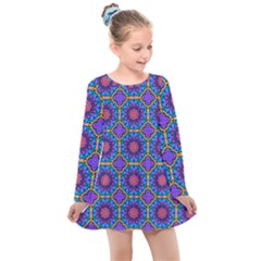 Ml 113 Kids  Long Sleeve Dress by ArtworkByPatrick