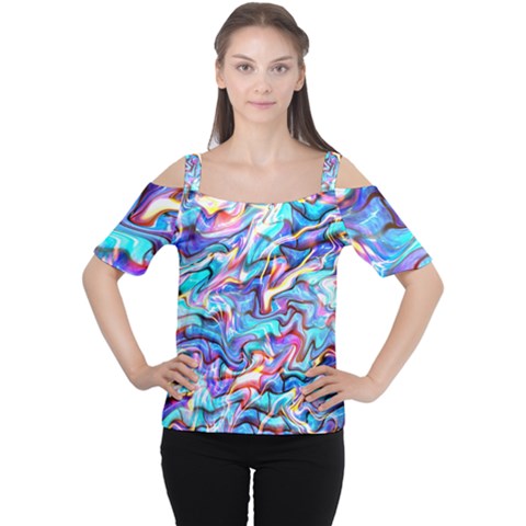 Ml 114 Cutout Shoulder Tee by ArtworkByPatrick