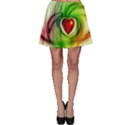 Heart Love Luck Abstract Skater Skirt View1