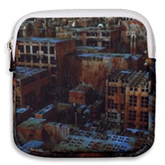 Building Ruins Old Industry Mini Square Pouch by Pakrebo