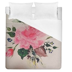 Margaret s Rose Duvet Cover (queen Size) by Riverwoman