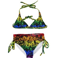 Lgbt Pride Rainbow Gay Lesbian Kids  Classic Bikini Set by Pakrebo