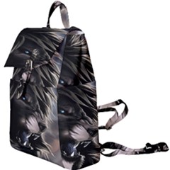 Angry Lion Digital Art Hd Buckle Everyday Backpack by Sudhe