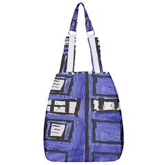 Tardis Painting Center Zip Backpack by Sudhe